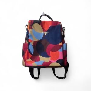 POABA Multi Color Anti Theft Backpack